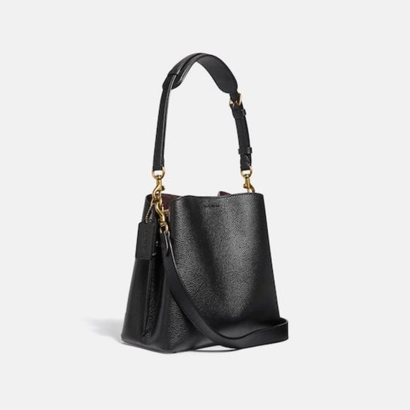 Polished Pebble Leather Charlie Bucket Crossbody - authentic - Picture 3 of 4